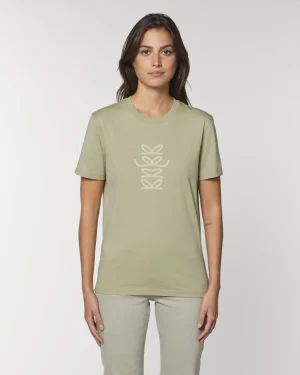 Camiseta verde algodón orgánico